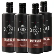 Shaving Em Gel 500ml Classe A Menthol Pra Fazer Barba Pezinho E Navalhado Profissional