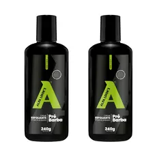 Kit 2 Un Creme Esfoliante Pré Barba Lemon 240Gr - Alfa Look'S