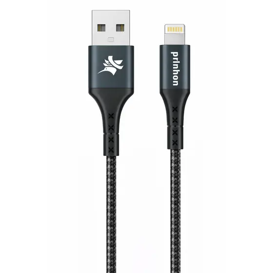 Cabo Carregador Turbo Micro Usb Lightning Para Iphone 2 Metros 6A Original Peining Cabo Reforçado