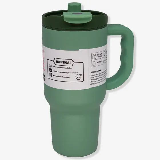 Copo Térmico Tumbler Vita Hortelã – Zonacriativa