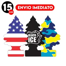 Kit 15 Unidades De Cheirinhos Aromatizantes Para Carro Pinheiro Ambiente