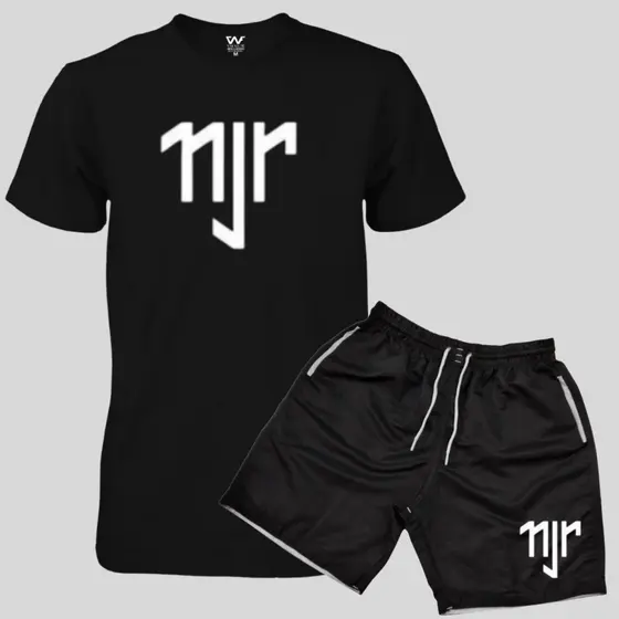 Conjunto Camiseta Neymar + Short Masculino Adulto