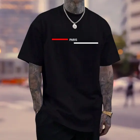Camisa Básica Masculina Comum Manga Curta Lançamento Envio Imediato