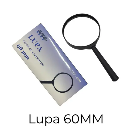 Lupa de Aumento Para Leitura Glass - Straight Shank/ATF 60mm  *SERA ENVIADO CONFORME O ESTOQUE*-MP