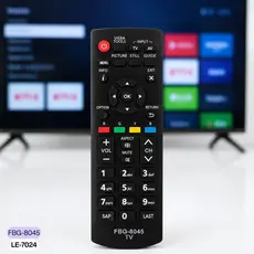 Controle Remoto Tv Panasonic Viera  Le-7024 Fbg - 8045 Tc-40d400b Tc-32d400b  Tnq2b5302 Tc-l32s20b Tc-l42s20b.