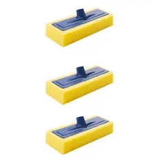 Kit 3 Unidades Rodo Passa Cera Espuma Macia Esponja Multiuso Piso Frio Madeira S/ Cabo - MP
