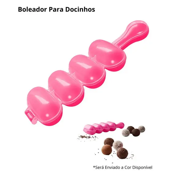 Boleador Modelador de  Doces Docinhos Brigadeiro Beijinho Modelador Enrolador de Festa Confeitaria Injetemp- MP