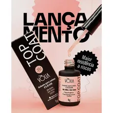 Top Coat Selante Resistente a Riscos 9g - Volia - Alto Brilho