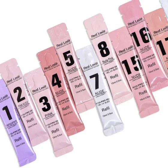 Refil Gel de Modelagem para Unhas Sculpting Gel Linha Light 15ml - Real Love