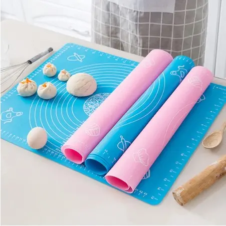 Tapete Culinário de Silicone Antiaderente Cores Sortidas 5 tamanhos disponíveis - Confeitaria e Culinária