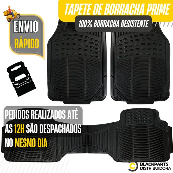 Tapete Automotivo Ford Carpete Carro Borracha Reforçado