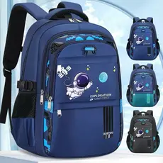 Mochila Para Crianças Escolar Astronauta Alunos Do Ensino Fundamental Proteção Da Coluna ortopédica