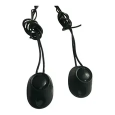 Kit C/ 2 Botão Alarme Anti-furto, Chave Master, Push Button