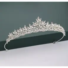 Tiara de noiva Linda Coroa Para Noivas Debutante Miss Para Festas Linda