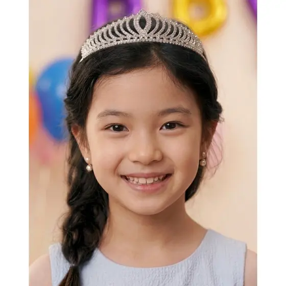 Tiara de Daminha de Honra Noivinha Tiara Infantil Para Festa