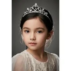 Tiara Coroa Infantil em Arco Tiara Festa Daminha de Honra Festa Rainha Princesa