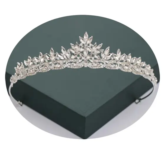 Tiara de noiva Linda Coroa Para Debutante Para Festa Miss Debutante Luxo Tiara