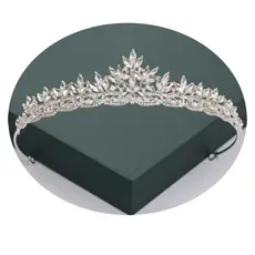 Tiara de noiva Linda Coroa Para Debutante Para Festa Miss Debutante Luxo Tiara