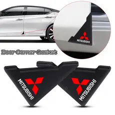 【 Limited Oferta De Tempo 】 2/4 Pcs Mitsubishi Silicone Anti-Colisão Canto Protetor Da Porta Do Carro Acessórios De Decoração Para Xpander Delica Pajero Sport L200 Fuso Eclipse Cross Attrage