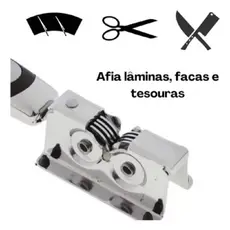 Amolador Afiador De Facas Aço Inox Profissional, Pratico Para Sua Cozinha Original