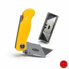 Estilete Retrátil Profissional com Lâmina Substituível Cabo Ergonômico
