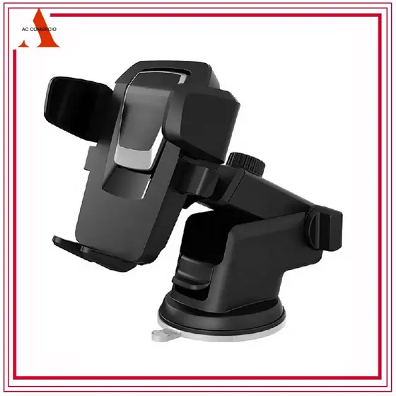 Suporte Celular Gps Carro Veicular - Trava Automática Ajustável