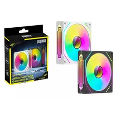 Cooler Fan Revenger Branco Argb + Pwm 4 Pinos 1300rpm