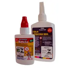 Cola Branca Liquida 40 e 90g