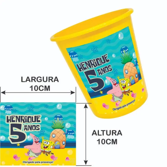 Rótulos Adesivos para Balde de Pipoca 1 Litro Recortado Personalizado