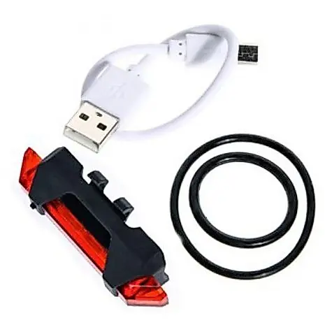 Sinalizador Traseiro Bicicleta Recarregável Usb Pisca Lanterna bike