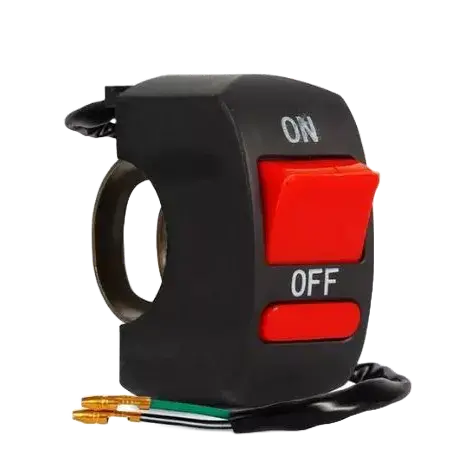 Botão Interruptor de Partida On/off Farol Auxiliar Emergência Milha Moto Novo Liga