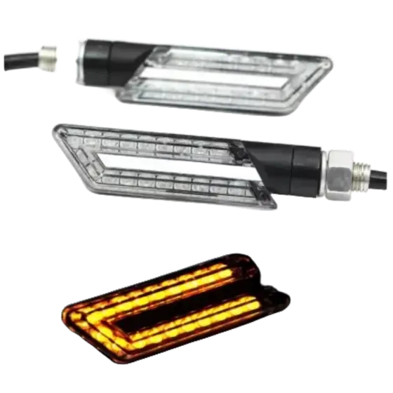 Kit 2 Setas Pisca Led Moto Universal