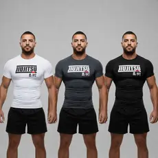 Kit 3 Camisetas Compressão Rash Guard Masculina Jiu Jitsu Treino Academia