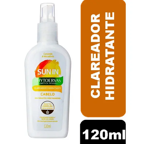Clareador Sun In Spray Para Cabelos - Original Phytoervas 120ml