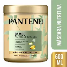 Máscara De Tratamento Capilar Pantene Pro-v Bambu Com 600ml