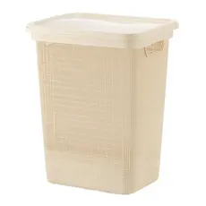 Cesto Organizador de Roupa 45 Litros Grande Lavanderia Banheiro Cesto de Plástico Linha Juta Jaguar