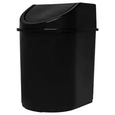 Lixeira Basculante 12 Litros Preta/Branca/Cinza Cozinha Escritorio Banheiro Jaguar