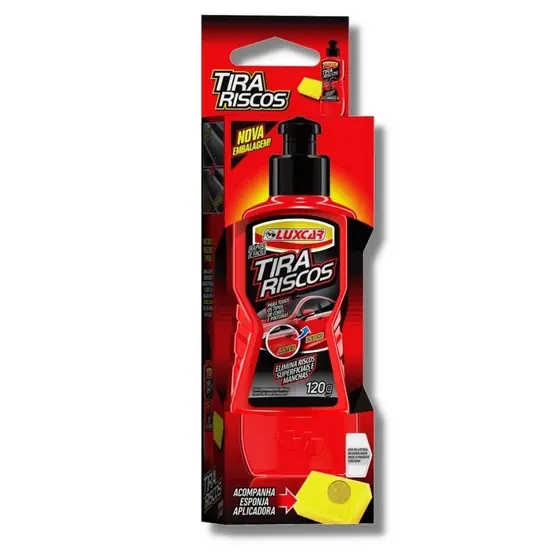 Tira Riscos Luxcar Remove Manchas e Pequenos Riscos em Carros Móveis e Vidros Fácil e Rápido