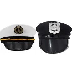Chapéu Quepe Boina Marinheiro, Policial,Carnaval Festas Fantasia adulto cosplay UNIDADE