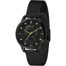RELÓGIO LINCE FEMININO PRETO CAVEIRA LRN4809L36 P1PX