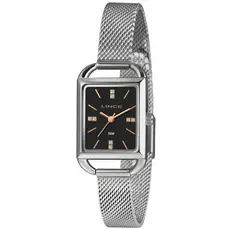 RELÓGIO LINCE FEMININO PRATEADO RETANGULAR LQM4790L24 P1SX