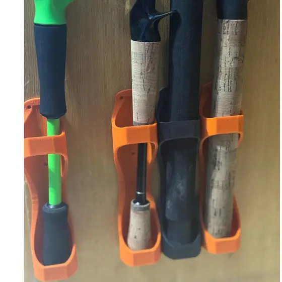 PORTA VARAS DE PESCA (SERVE QUALQUER TAMANHO) EM PLASTICO 3D