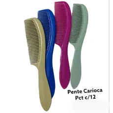 Kit 3/12 Pente Profissional com Cabo Carioca