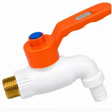 Torneiras Esfera Jardim /Tanque PVC e Latão 1/2 - Resistente