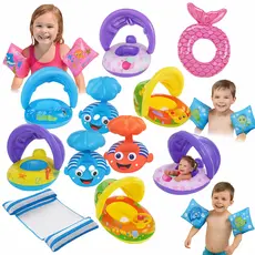 Bóia de Piscina Infantil Praia Inflável Flutuante Resistente Cama Rede Flutuante