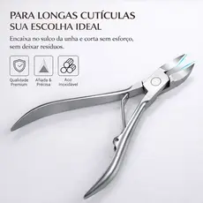 Alicate Profissional para Unhas Encravadas e Grossas dos Pés | Aço Inoxidável | Corte Preciso | Uso Manicure/Podologia