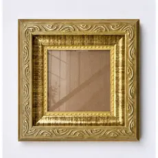 Moldura Porta Retrato Quadro Trabalhada Cores Parede Tamanhos 7,5x7,5 7x7 10x10 15x15 20x20 Vidro
