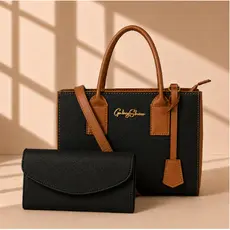 Kit bolsa feminina GS Bicolor Transversal Feminina Tradicional lançamento*** Promoção ***