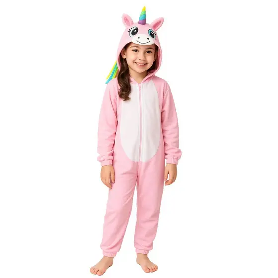 Pijama Unicórnio Infantil Macacão Kigurumi Pokemon Pintadinh