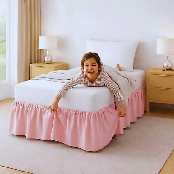 SAIA PARA CAMA BOX SOLTEIRO MICROPERCAL 400 FIOS COM ELÁSTICO